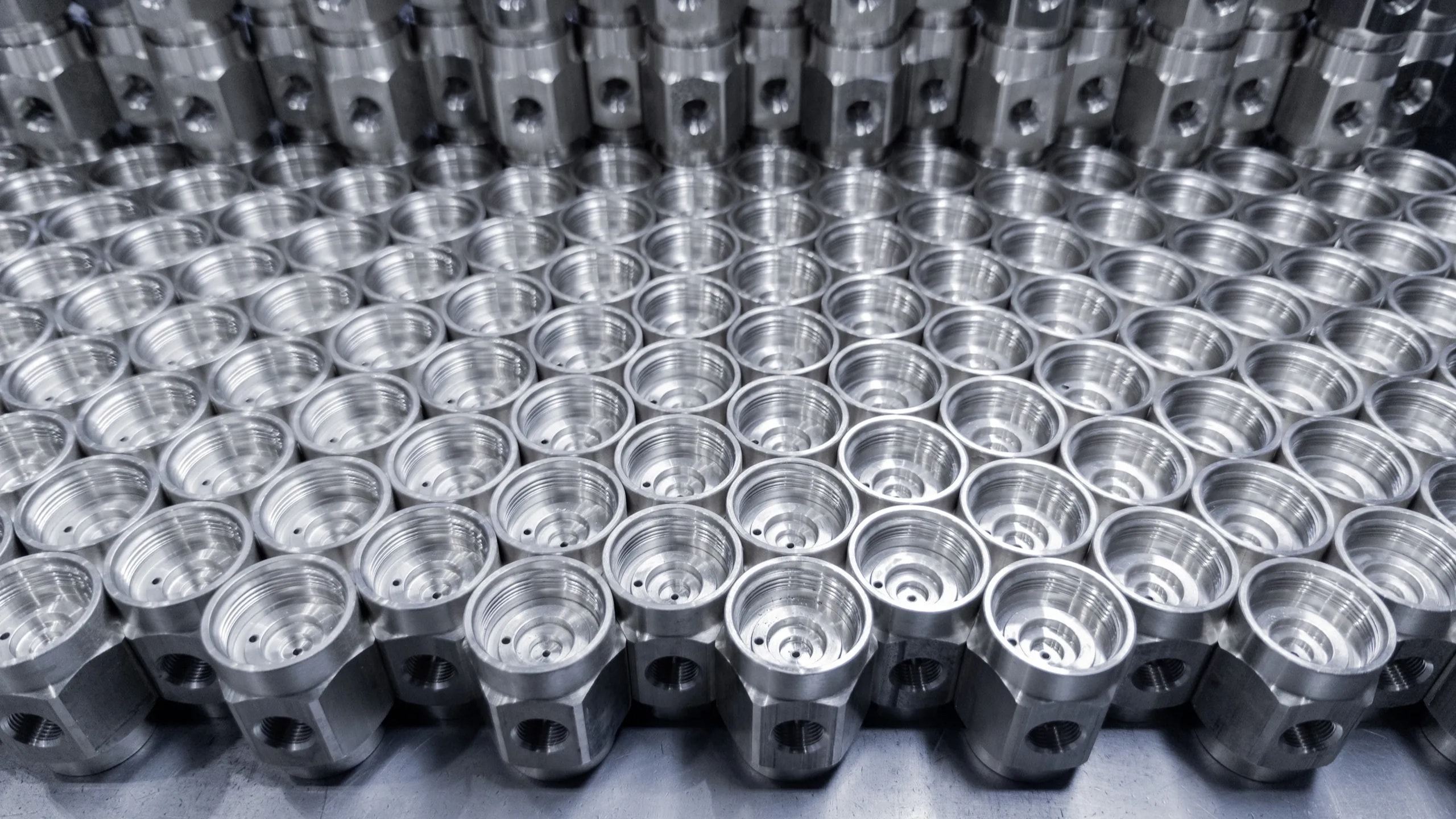 Precision machined production components manufactured at Sonoma Industries