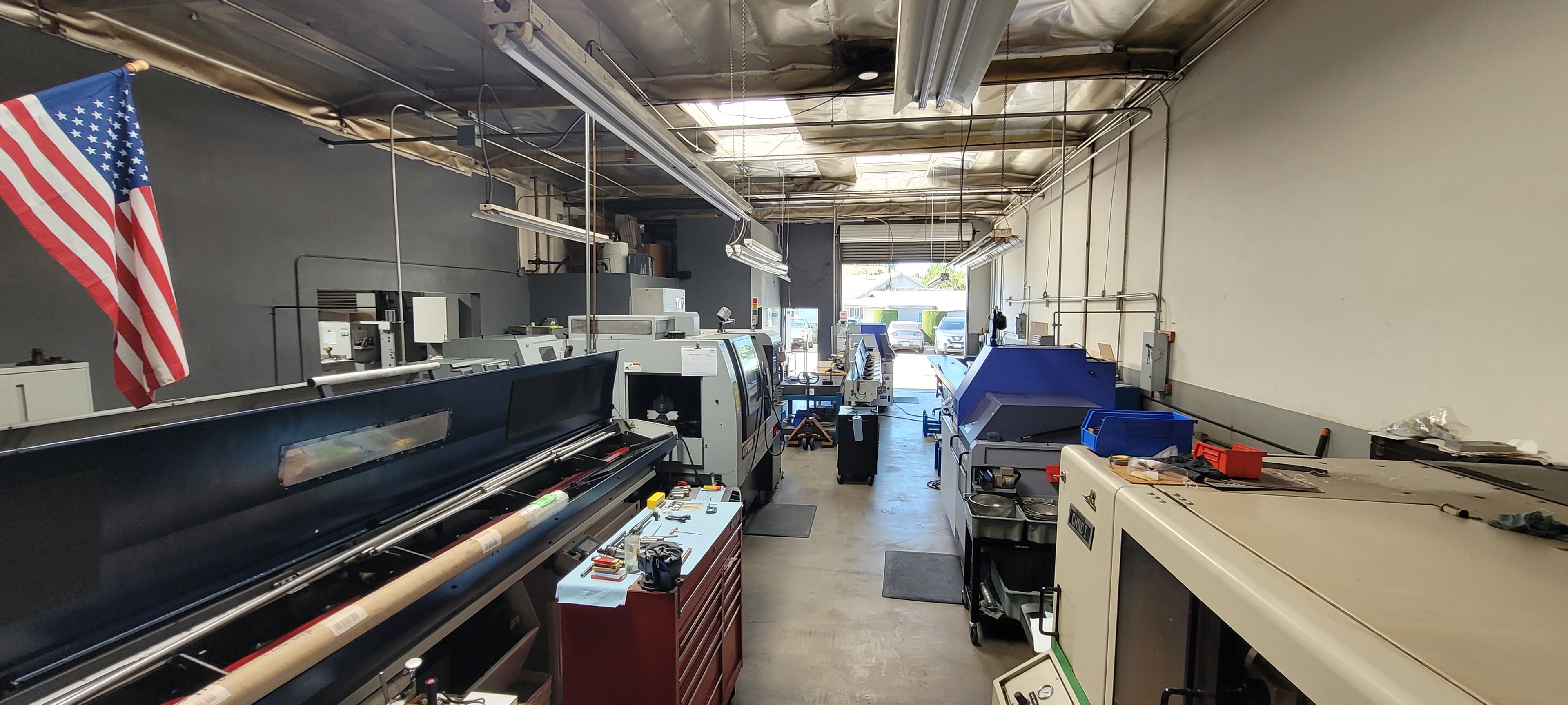 Sonoma Industries CNC machining production floor — multiple STAR machines in operation